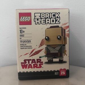 Lego Brickheadz Star Wars Rey 25  New Sealed 41602 119 pieces retired